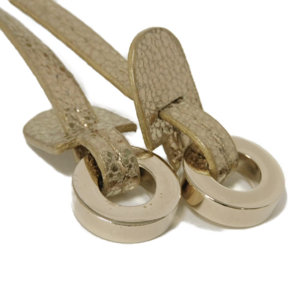 Used 10066 Nelly Coin Purse 7943 Card Case Compartment Zip Around Star Studs Gold Unisex from Japan AUTHENTIC