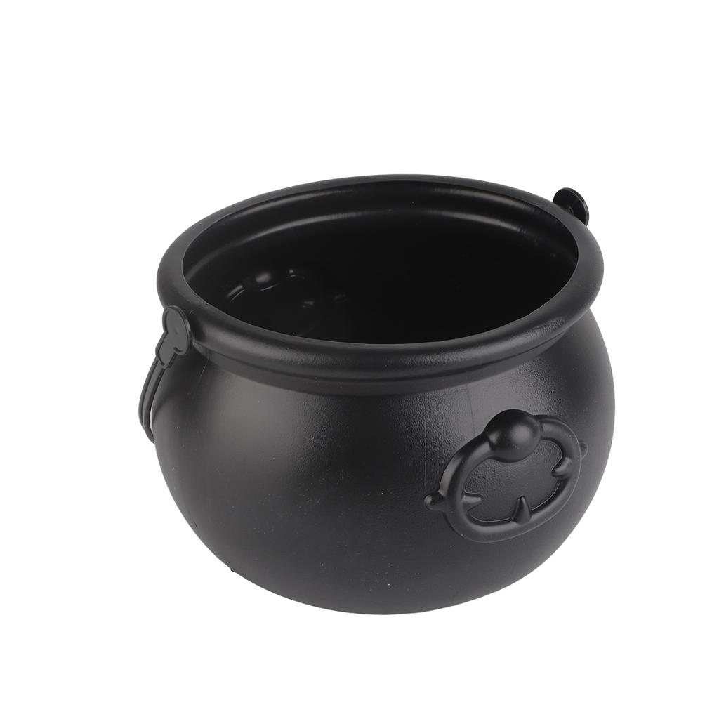 Halloween Cauldron Mist Maker 12 LEDs Horror Style Silver Halloween Mist Maker Decorations for Party