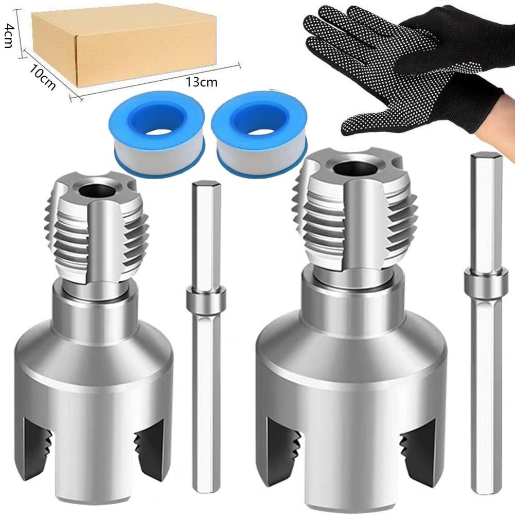 Pipe Threading Extraction Tool Internal And External Pipe Threading Tool Quick Repair For PPR PVC Plastic Pipes