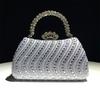 2025 Luxury Full Diamonds Evening Clutch Bag New Fashion Rhinestone Design High End Party Handbags Lady Trendy Shoulder Bag