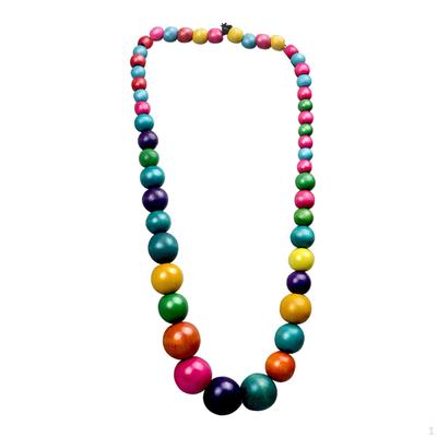 Bohemian Necklace with Multi Colored Beads Long Jewelry for Mothers Wives Sisters Daughters