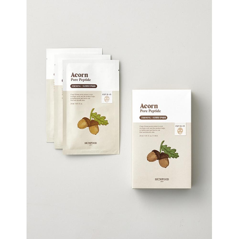 

SKINFOOD Acorn Pore Peptide Mask 24ml 10 sheets
