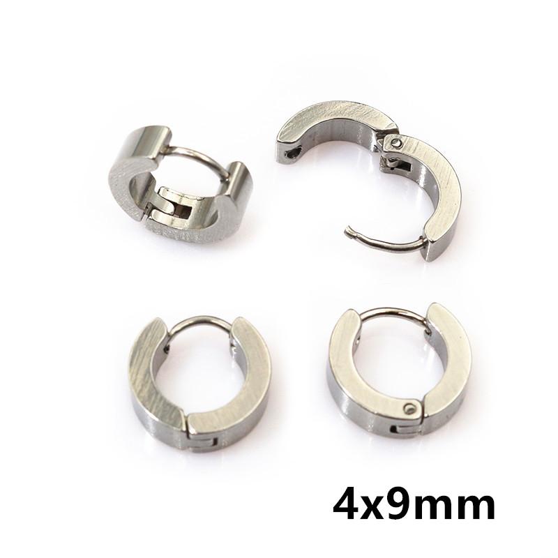 NO Fade 10pcs 15*13mm Stainless Steel Screw Ear Clip Earring Settings Rotate Pads Earring Findings 2026 New Arrival 
