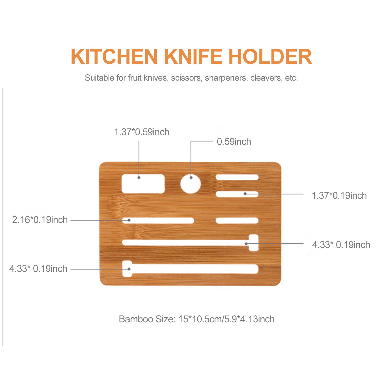 

Держатель кухонного ножа Держатель блока ножей Стойка для хранения ножей Органайзер для ножей Бытовой нож
