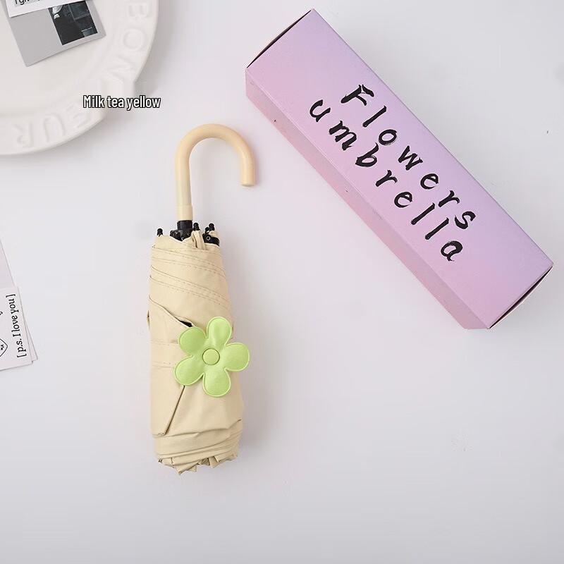 Portable 5-Fold Manual UV Umbrella