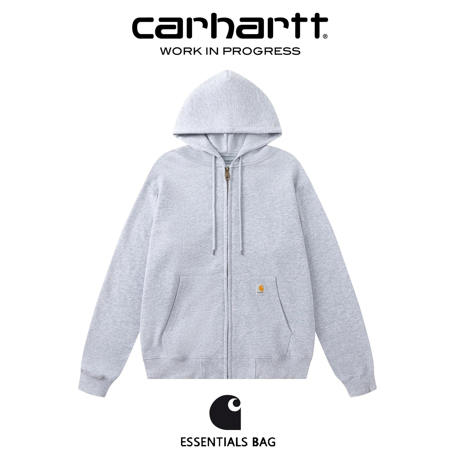 

Cross American Classic Unisex Square Logo Terry Hoodie – Men s & Women s Spring/Autumn Loose Fit Large хізер сірий колір