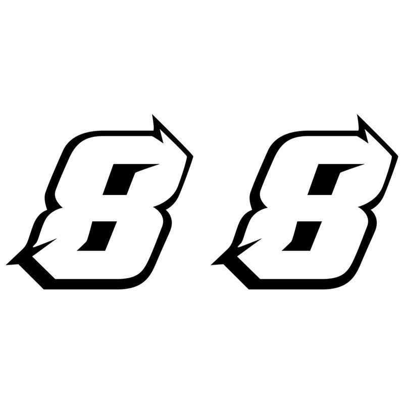 White Reflective JDM Car Stickers Waterproof DIY Decorative Cover for Motorcycle