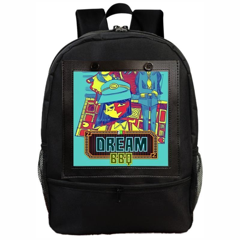 

Bbq Dream Ena Pattern Printing Backpack Casual Schoolbag Fashion Gifts Bags Style A