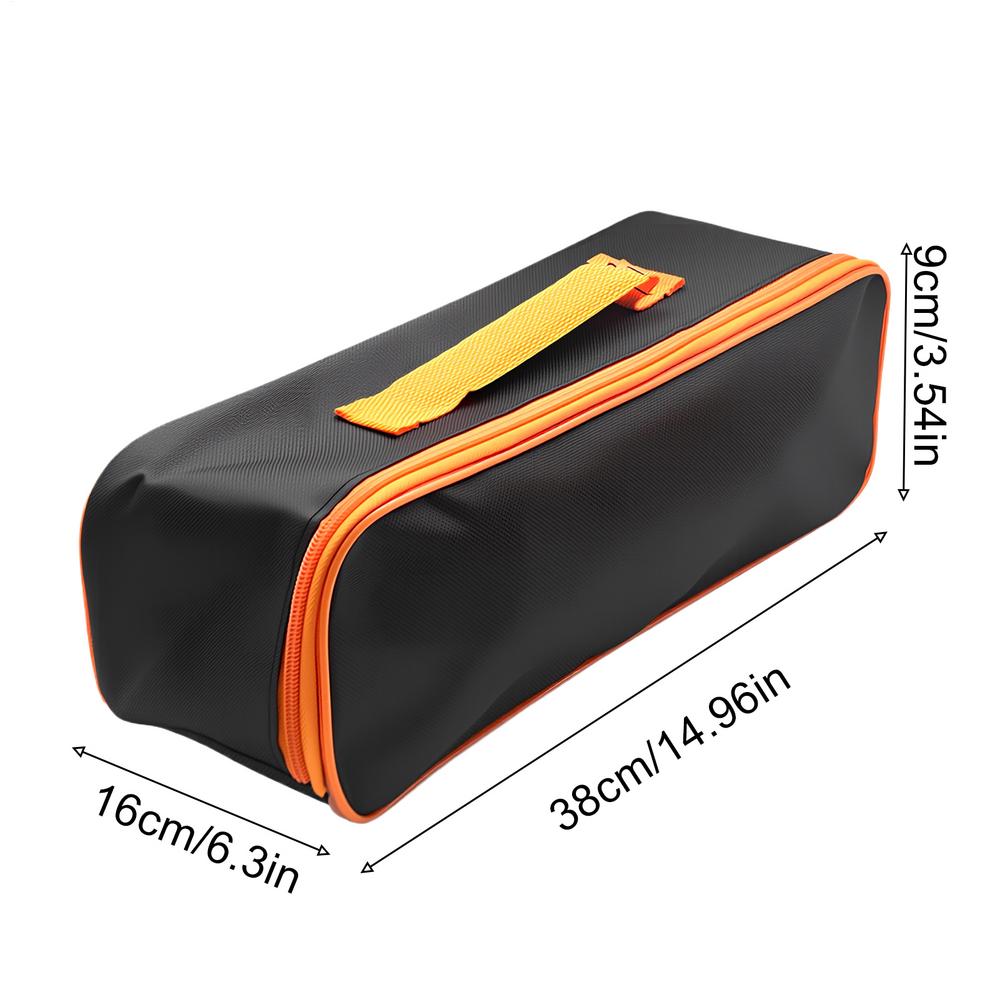 

Grill Tool Bag BBQ Tool Organizer Pouch Flexible Fishing Storage Bag For Outdoor Backyard Fishing Patio Grilling Barbeque чорний