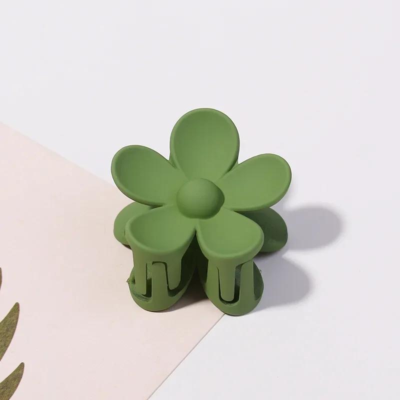 3.5cm 7cm Korea Flower Shape Hair Claw Clips Women Girls Ponytail Hairpin Barrette Headwear Accessories
