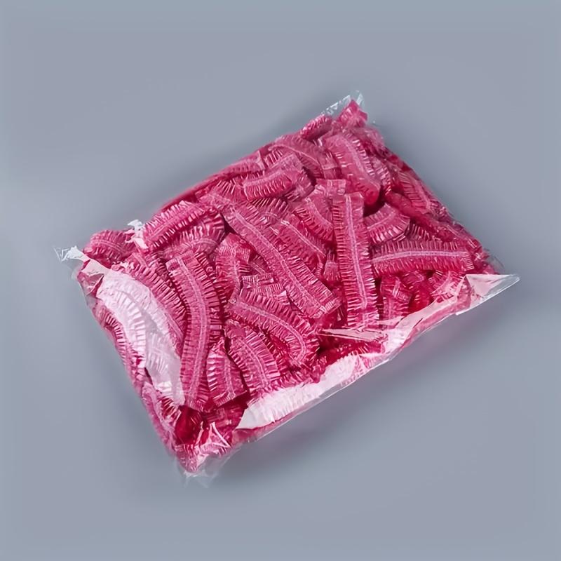 50pcs Clear Plastic Shower Caps, Bath Caps for Hair Protection, Ideal for Hotel & Travel Essentials, Deep Hair Care