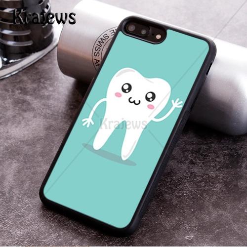 Krajews Dentist Tooth Dental Hygienist Phone Cases For iPhone 17 Air 16 15 14 Plus 11 12 13 Pro Max Cover Coque