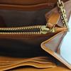 [Pre-Owned] Patricia Visetos Rhinestone Letter Eagle Print Pvc Chain Envelope Shoulder Crossbody Wallet - Fair #105W5NM