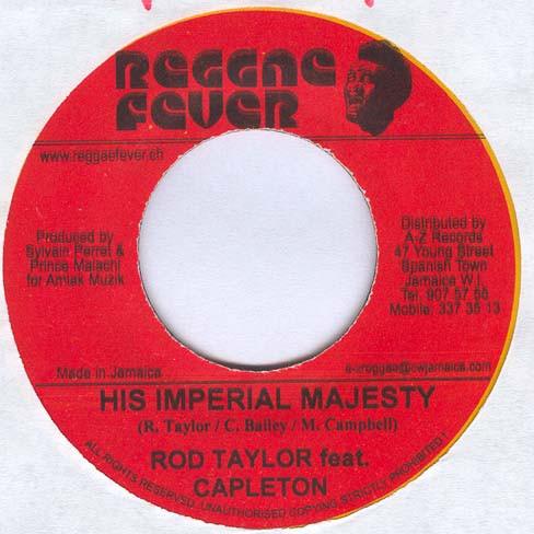 7inch Record ROD TAYLOR, CAPLETON - His Imperial Majesty RF014 Reggae Fever 2006 Switzerlan Reggae, Ska & Dub Used