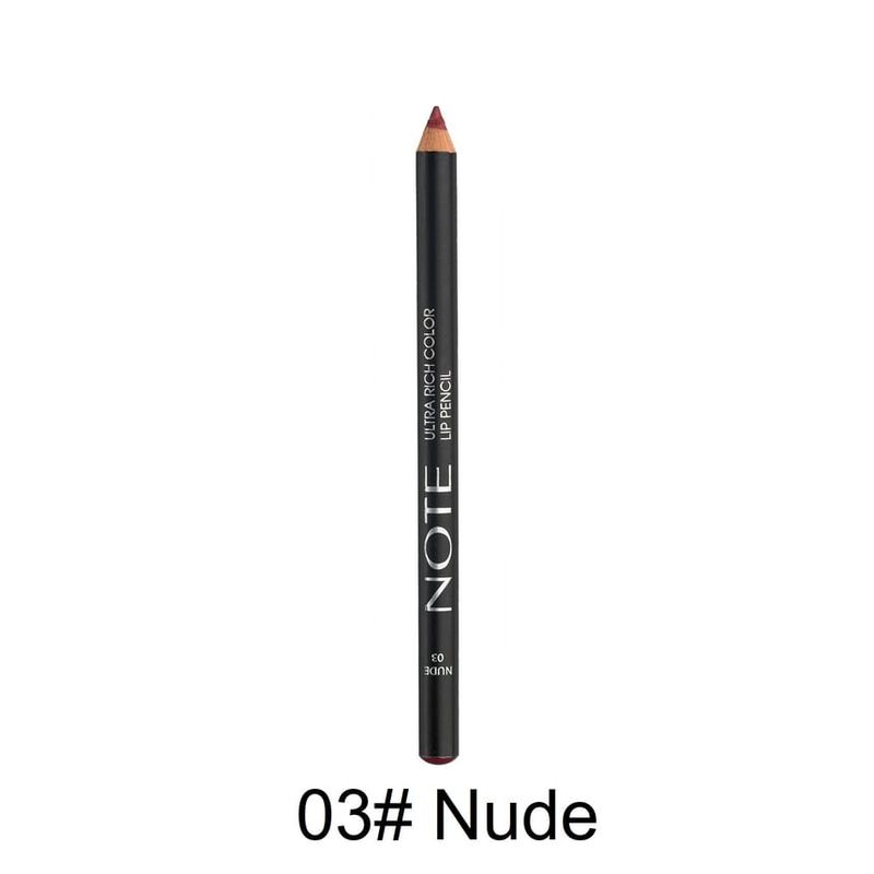 NOTE - Ultra Rich Color Lip Pencil - 9 Colors