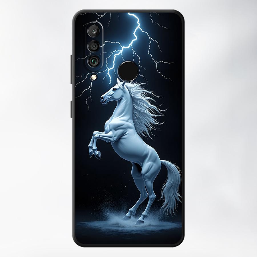 

Funda Phone Cover Case for Huawei P20 Lite 2018 P30 P20 Pro P Smart 2019 P20 P40 Lite Lightning Horse Cool Huawei P smart 2019