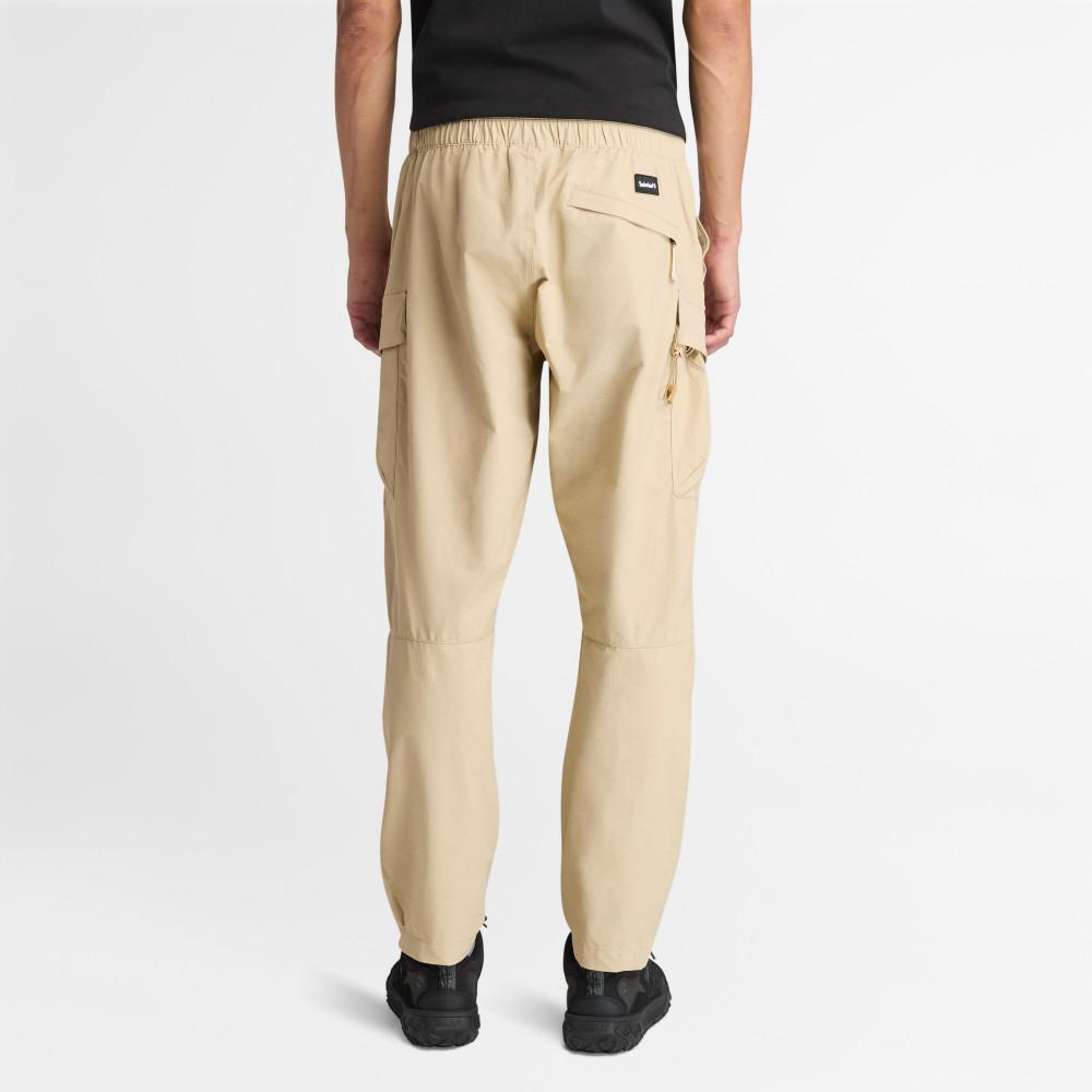 Timberland Solid Color Stretch Outdoor Quick-Dry Loose Cargo Pants Men pants Earth-Tone A6VBT-Y94