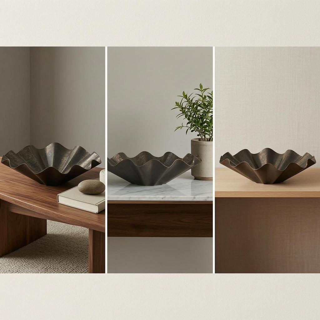Fruit Bowl Decorative Rustic for Entryway Console