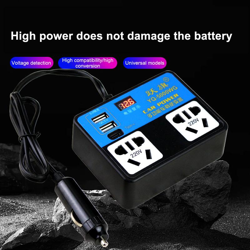 Dc 12V 24V Converter Car Inverter Car Charging Wear-Resistant Material Easy Installation Fast Charging Usb