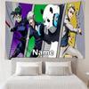 Custom Name Jujutsu Kaisen Print Tapestry, Backdrop, Easy Setup, Ideal for Bedroom, Office & Living Room, with Aesthetic Wall Hanging Decor.