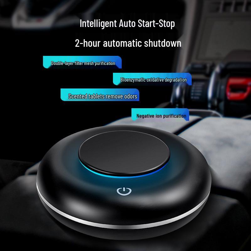 Portable Car Air Purifier with Odor Removal & Negative Ion Technology