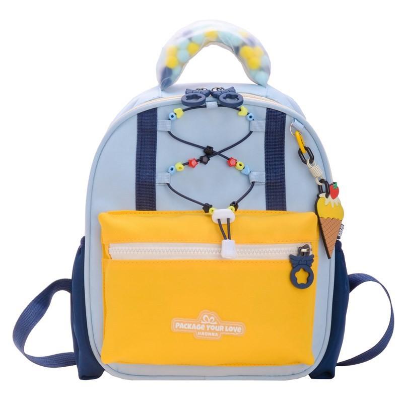 

Childrens Charming Unisex Backpack With Eyecatching Anime Designs School For синий