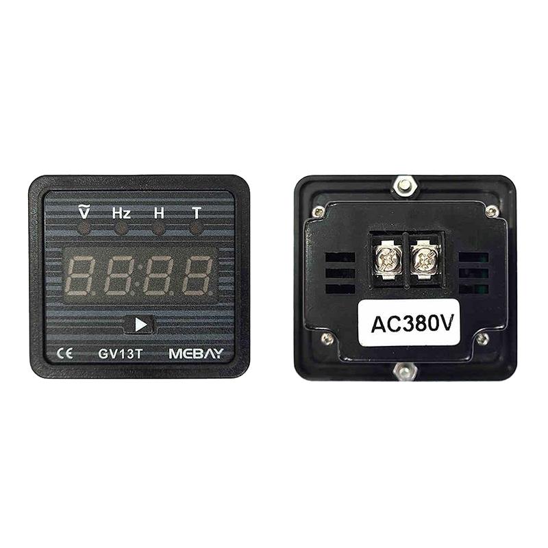 GV13T Diesel Generator Digital Display Instrument Voltmeter Frequency Hour Test Panel Meter AC220V AC380V