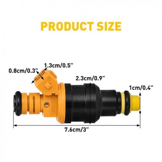 Set Of 8 Fuel Injector For Ford 4.6 5.0 5.4 5.8 Replace Standard 0280150556