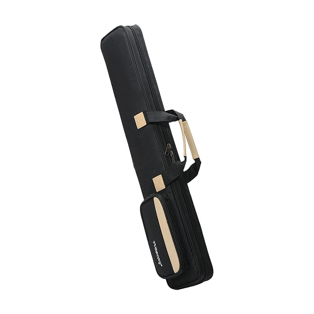 3x4 Soft Pool Cue Case Hold 3 Butt 4 Shaft 1/2 Club Resistant Protective Pouch