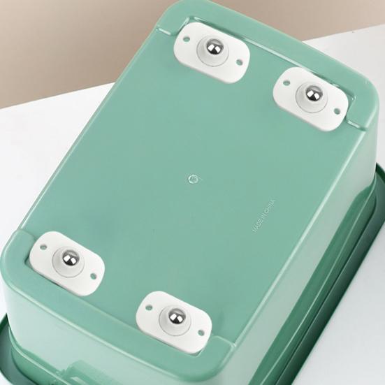 4/8/12/16/20 Piezas Ruedas Giratorias Adhesivas, Deslizador Rodante de Acero Inoxidable para Electrodomésticos de Cocina, Ruedas Giratorias de 360 Grados Adhesivas para Cafetera,