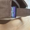 Used patagonia P-6 label cap brown