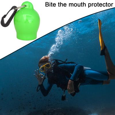 Silikon Ağızlık Kapağı Scuba Dalış Aksesuarları Çıtçıtlı Klipsli Mini Boy Kolay Takılabilen Dalış Yaşlanma Karşıtı Ağızlık Kapağı
