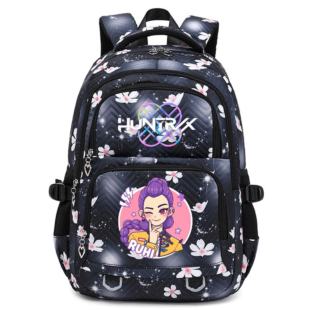 Zaino Carino Stampato K-Pop Zaino per Studente Adolescente per Ragazzo Ragazza Borsa da Scuola Regalo per Bambino Donna Grande Capacità Impermeabile Borsa da Viaggio Mochila