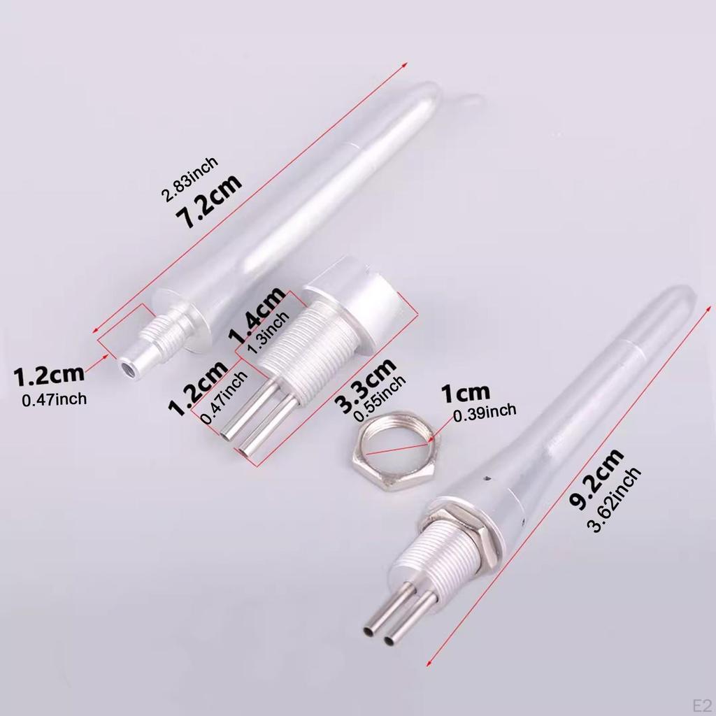 Airspeed Pitot Tube Kit for Air Speedometer Accessories Spare Parts Replaces Portable Stable