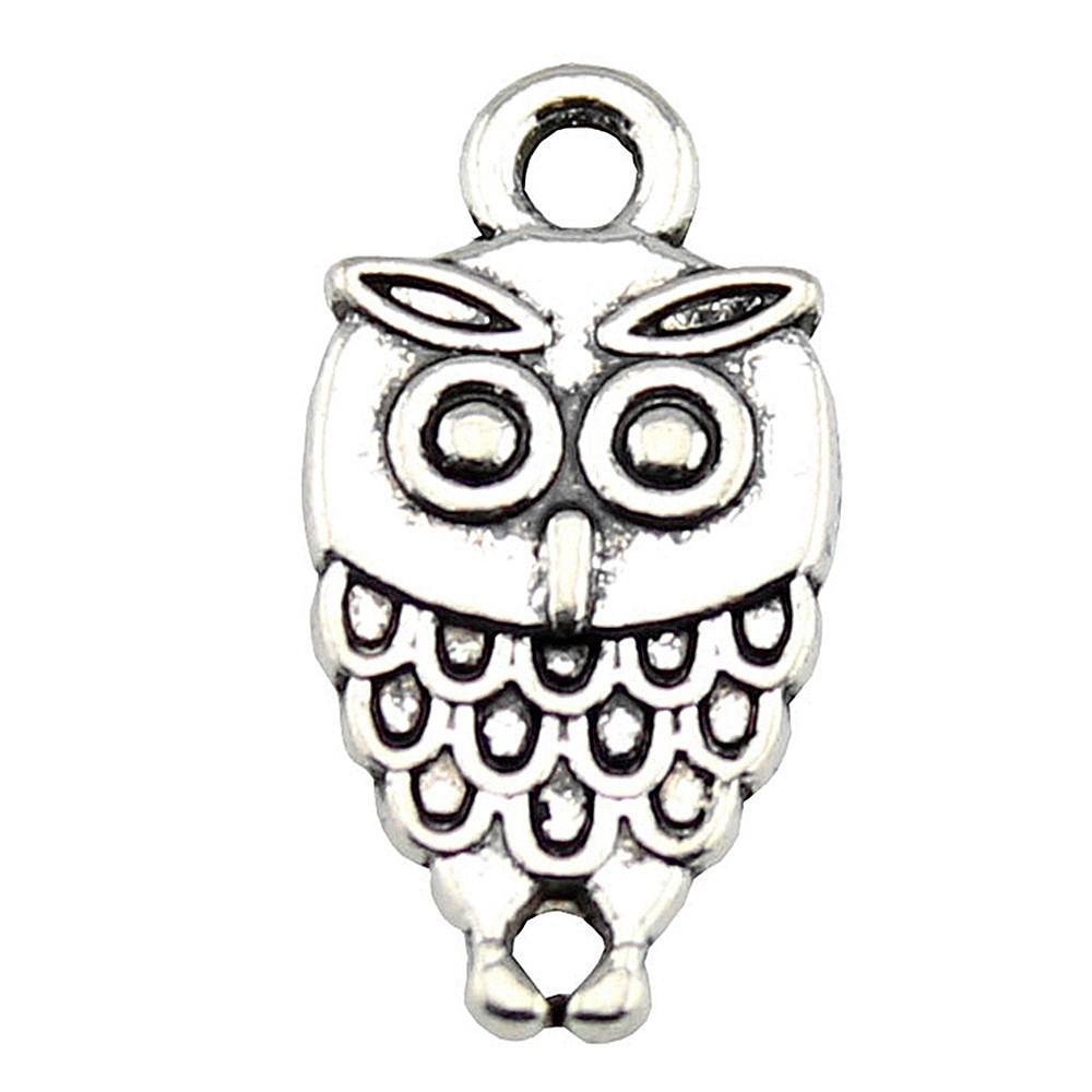 Owl Charms Mini Antique Alloy Pendants For Animal Themed Jewelry Making
