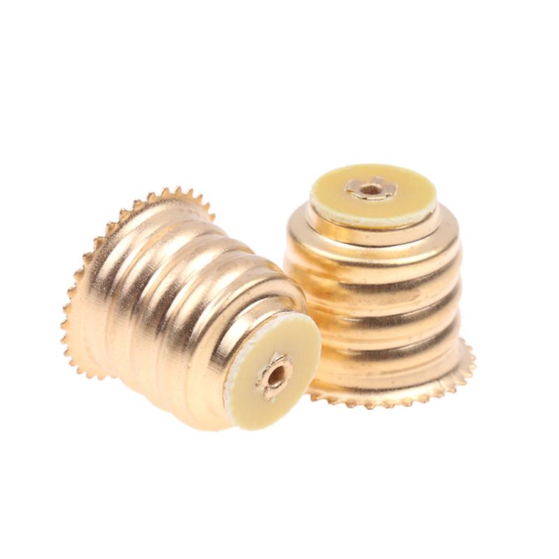 E14 Brass Lacy Lamp Holder Light Beads Bases Screw Type Bulb Cover DIY Parts