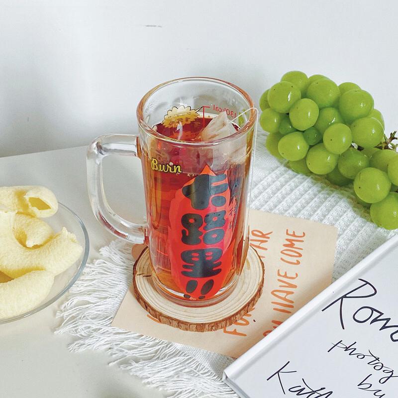 

Креативная стеклянная пивная кружка Shangqi с ручкой