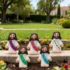 10pcs/set Mini Jesus Decorations Cartoon Statue Set for Holiday Party Scene Decor Festive Room Figurines Christmas Easter Gifts