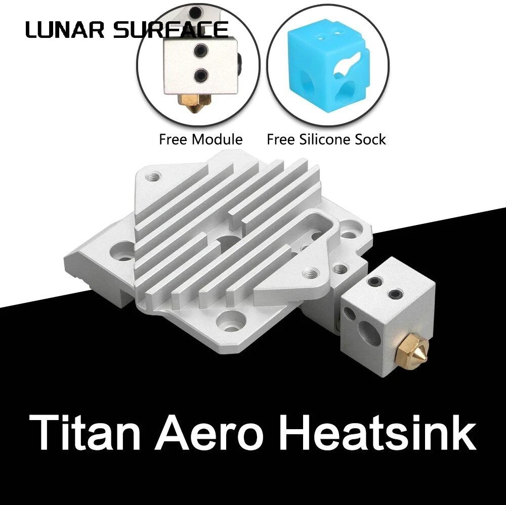 3D-Druckerteile Titan Aero Kühlkörper Kühlblock V6 Extruder Kurzbereich Hotend 1,75mm Kühler Für 3D-Drucker J-Head