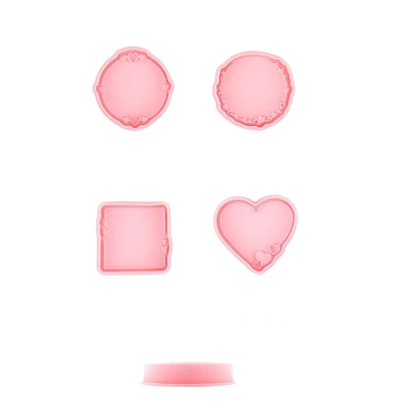 1/4Pc Cake Shop/hotel/home Baking 3D Valentine's Day Wedding Cookie Cutter Biscuit Mold Cookie Mould Stamp Party DecorBakingTool