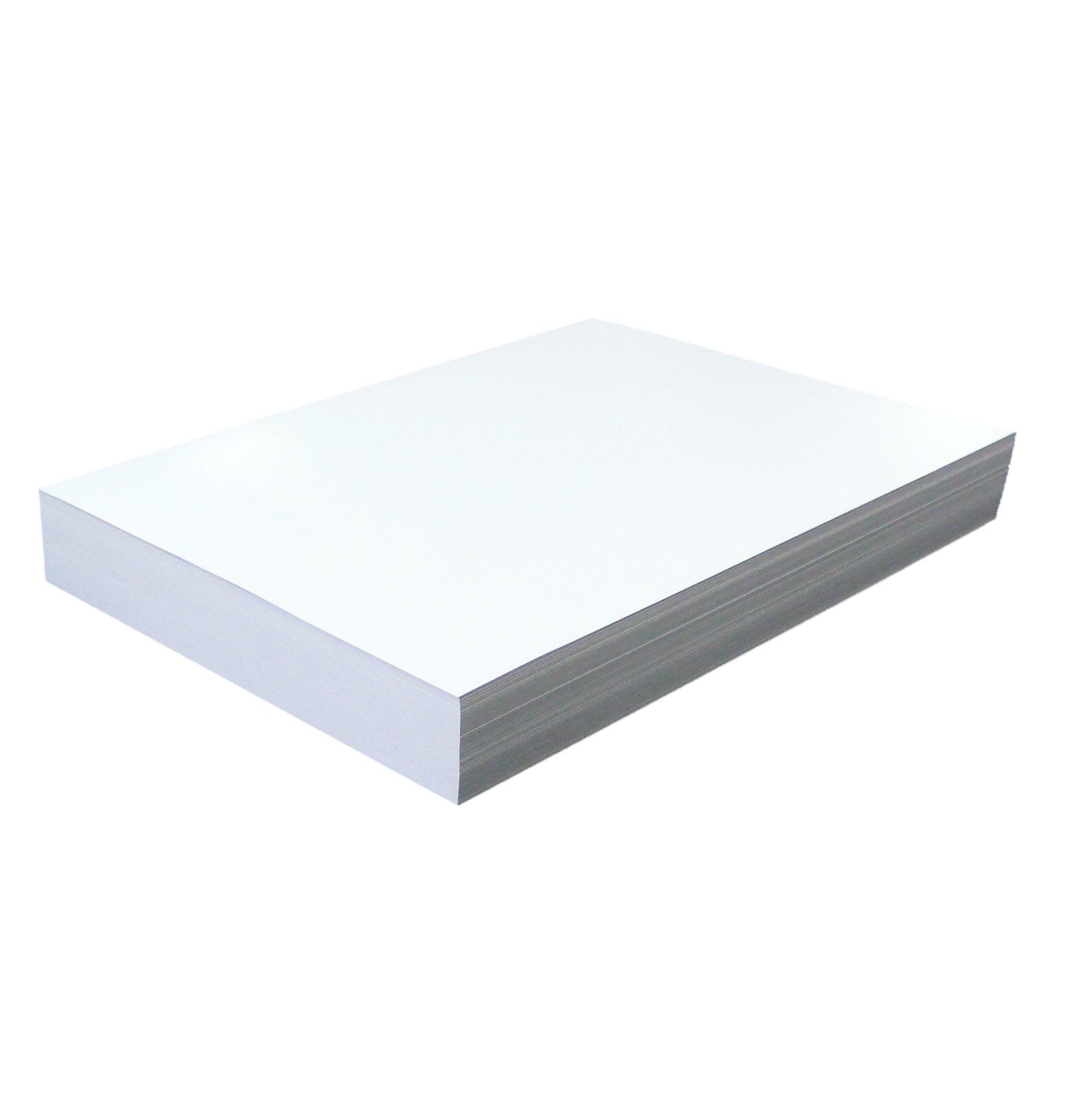

White cardboard vertical grain 325 x (gray backing) -approx. 0.57mm thick- 450g/m² [100 sheets] (A3 (slightly larger 425mm))