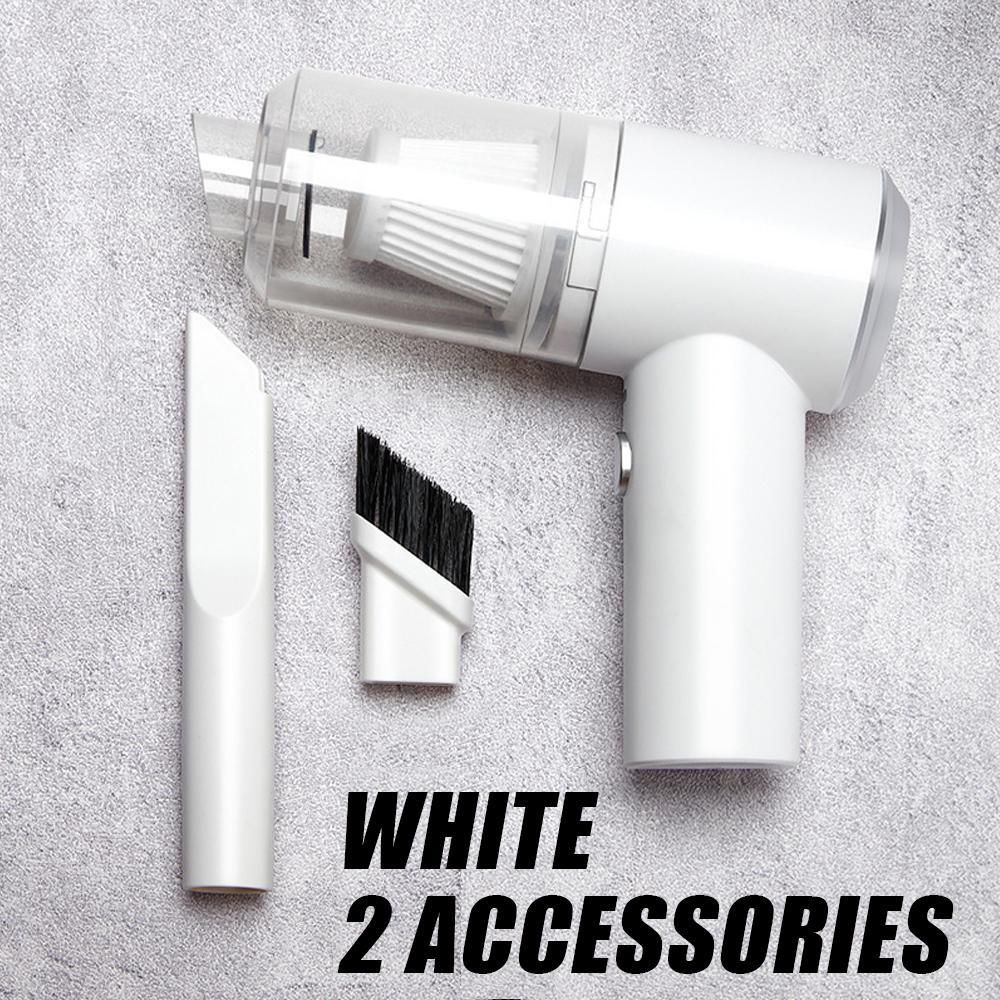 

Мини-пылесос для автомобиля, мощная чистящая машина, с сильным всасыванием, портативный, высокой мощности для автомобиля, беспроводной, портативный бытовой прибор белый