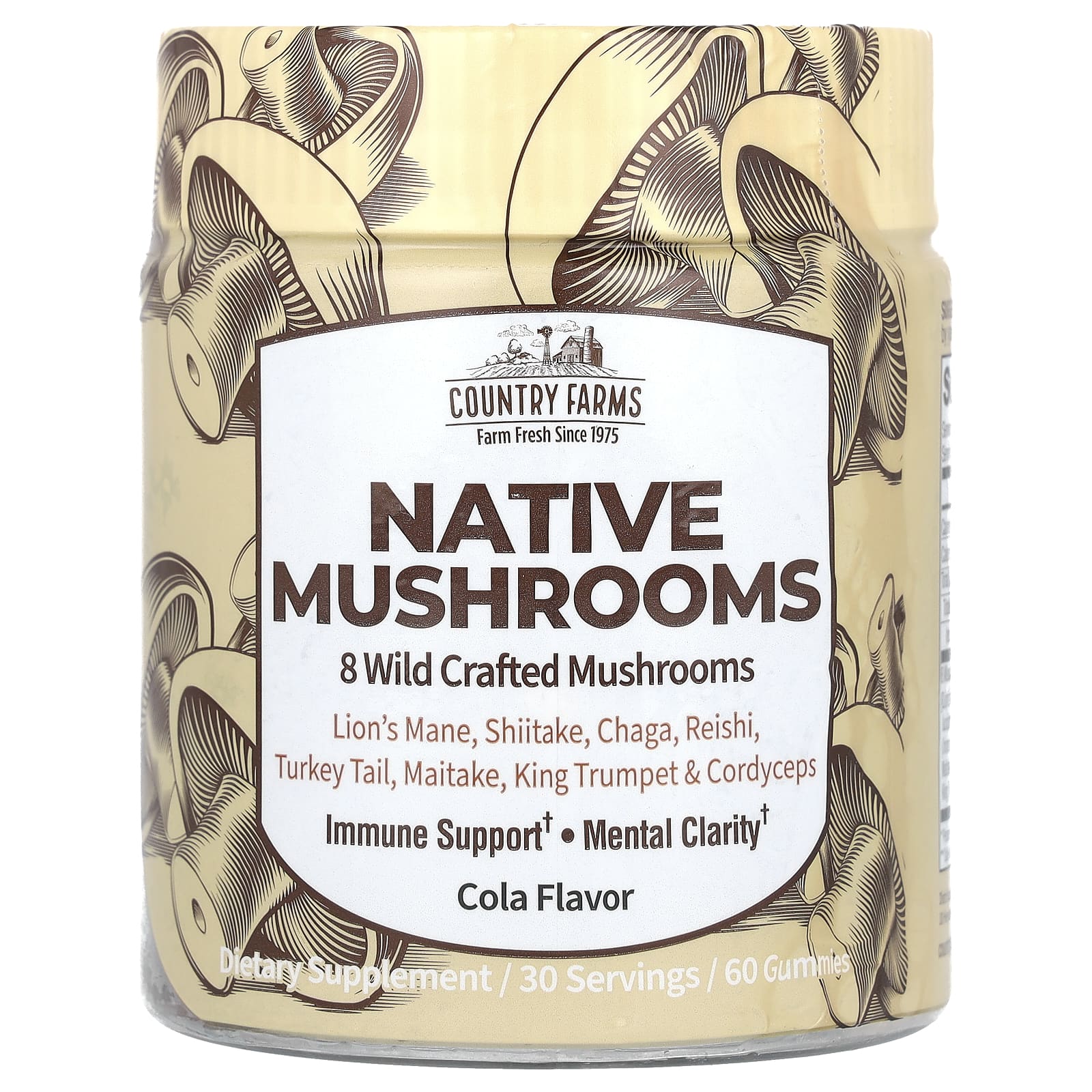 

60 Native Mushrooms, Cola, and Gummy Jelly