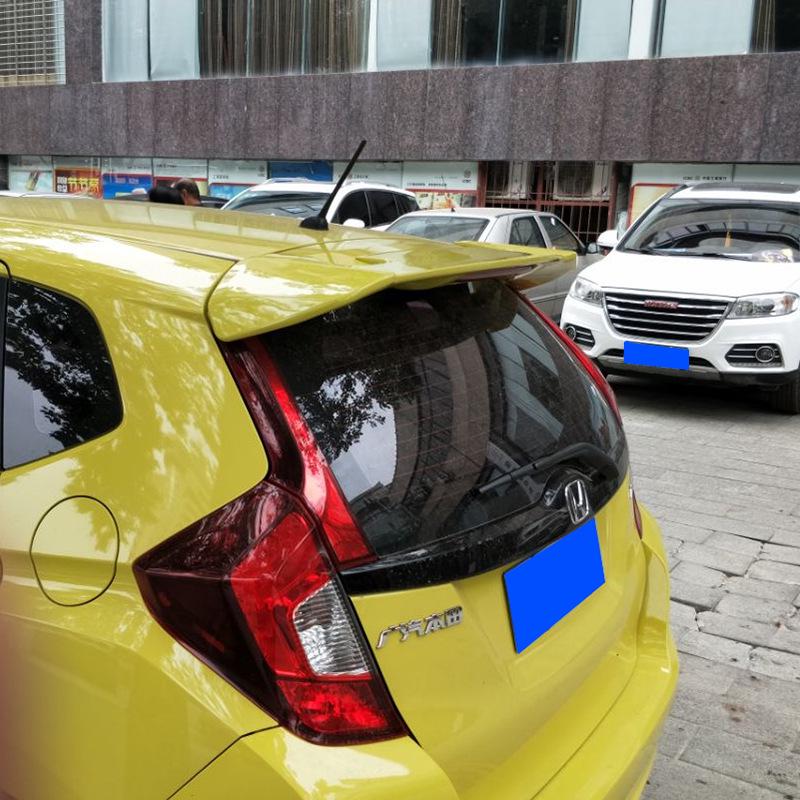 For Honda Fit 2014-2020 Rear Spoiler No-Drill RS Roof Spoiler with Light GK5