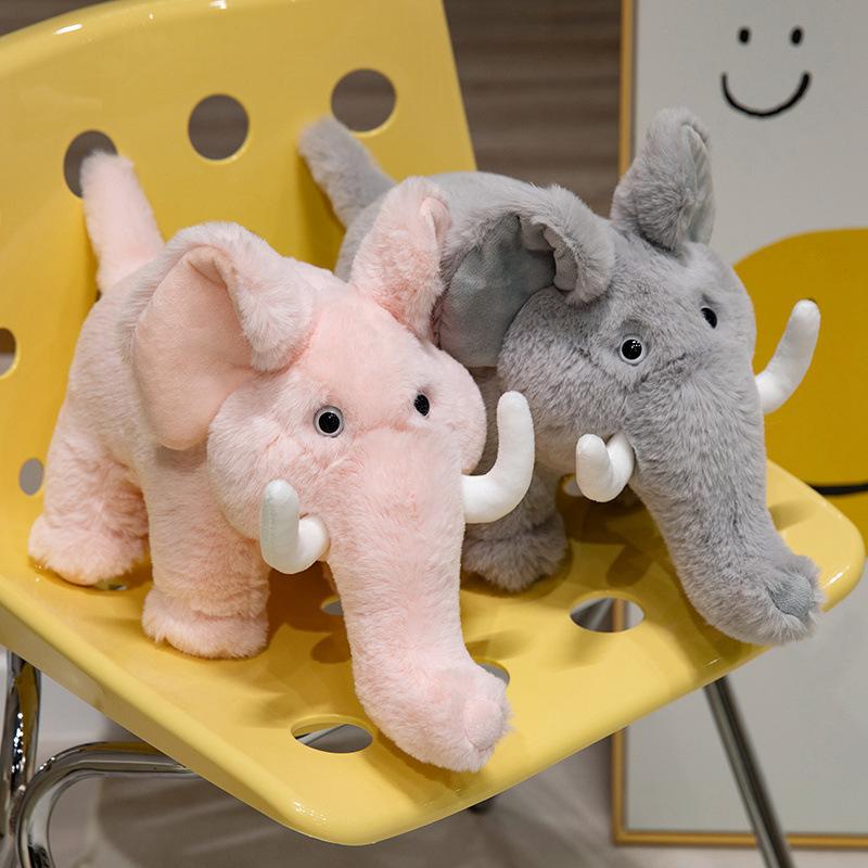 Simulation Elephant Doll Plush Toy Cute Baby Elephant Doll Children Sleeping Pillow Rag Doll Gift
