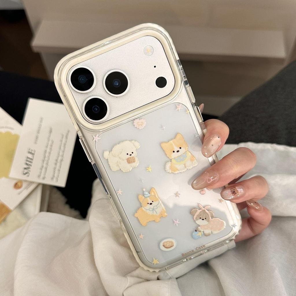 Cute Puppy Phone Case for iPhone 16, iPhone 17, and iPhone 17 Pro Max