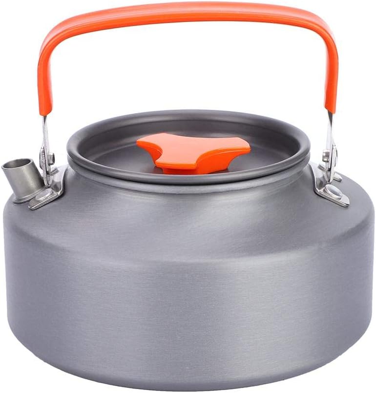 

Походный чайник 1,1 л Портативный походный кофейник-чайник для улицы Походный чайник для использования на походной кухне темно серый