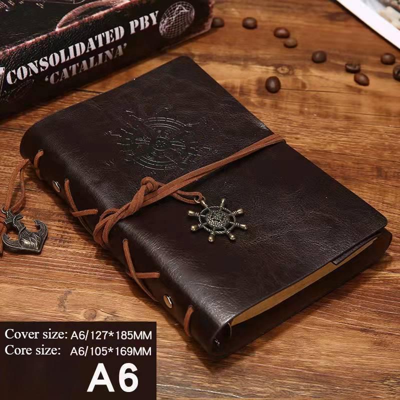 

Ретро-блокнот, портативный и изысканный, с отрывными листами, креативный, мягкий кожаный блокнот 1 PC кофейный