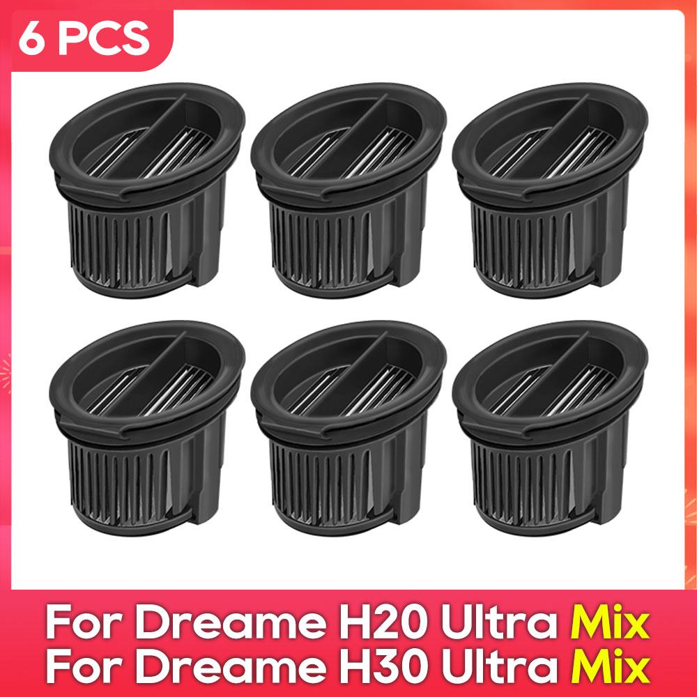Compatible For ( Dreame H20 Ultra Mix / H30 Ultra Mix ) Parts Accessories Soft Brush Roller Filter Robot Vacuum Cleaner Kit