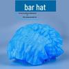 Thickened Disposable Medical Striped Cap for Doctors, Dentists, Nurses - Non-woven, Dustproof Head Cover for Kitchen and Food Use